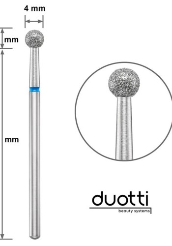 Duotti Diamond Tip Ball Blue 4mm